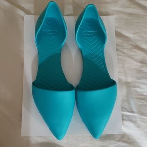 Native shoes Glacier Green Audrey Flats size 9
